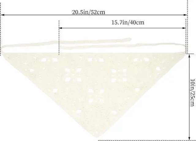 Alt view image 2 of 7 - hoyuwak Crochet Bandanas Headbands Head Scarf Hair Scarf for Women Girls Knitted Floral Hair Accessories for Hair Styling Festival Holiday Christmas Decor(beige)