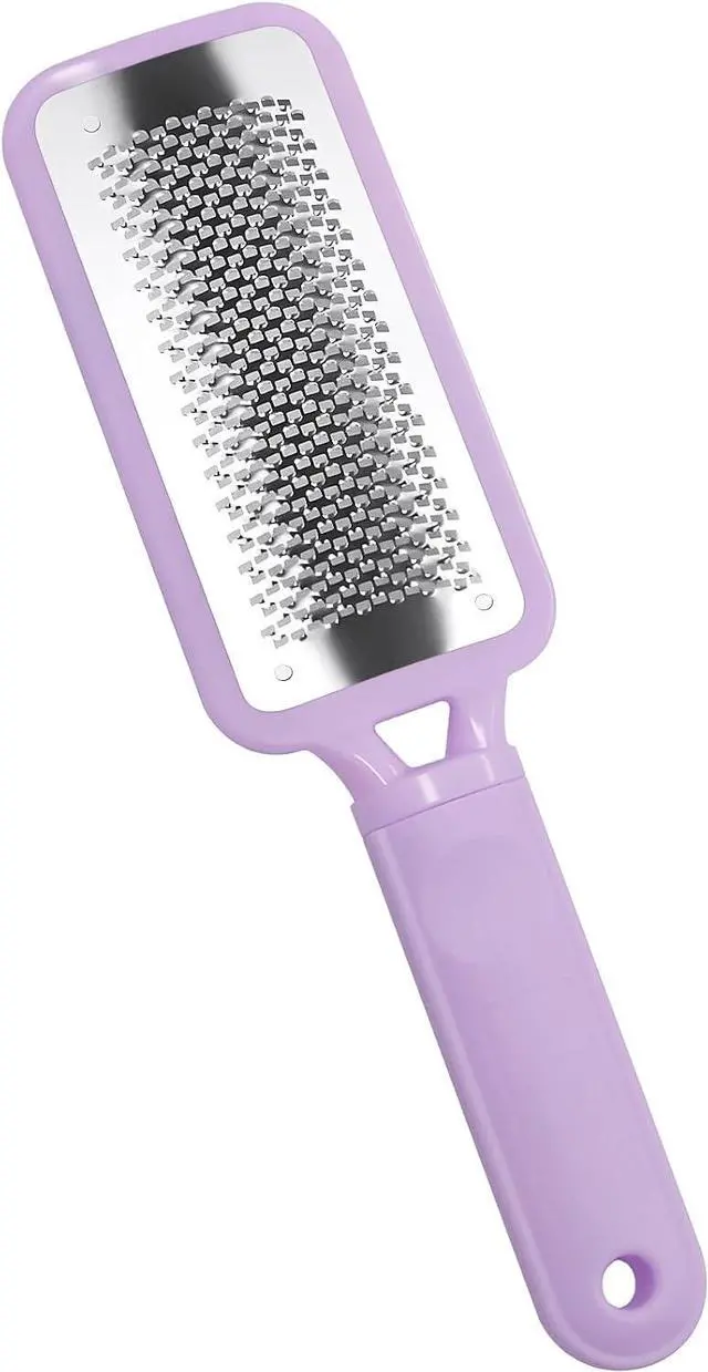 Main image of Topmeet Foot Callus Remover Professional Stainless Steel Foot File for Dead Skin, Callus & Hard Skin Removal Ergonomic Design for Smooth, Baby-Soft Feet (Purple)