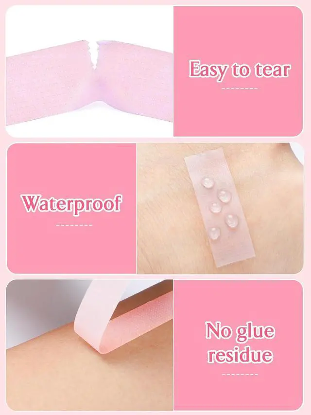 Alt view image 3 of 7 - TEOYALL 5 Rolls PE Lash Tapes, Breathable Pink Eyelash Extension Tapes | 9 meter/10 Yard Each Roll,Adhesive Micropore Lash Tapes EyeLash Extensions Supplies