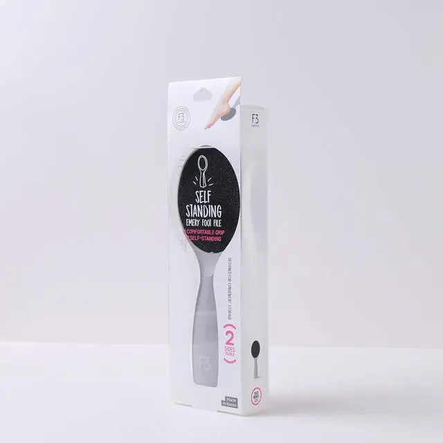 Alt view image 2 of 7 - Self-Standing Emery Foot File, Double-Sided Pedicure Tool, Effective for Cracked Heel, for Wet & Dry Feet, Pedicure, Hygienic Exfoliating, Callus Remover, Foot Scrubber, Professional Care