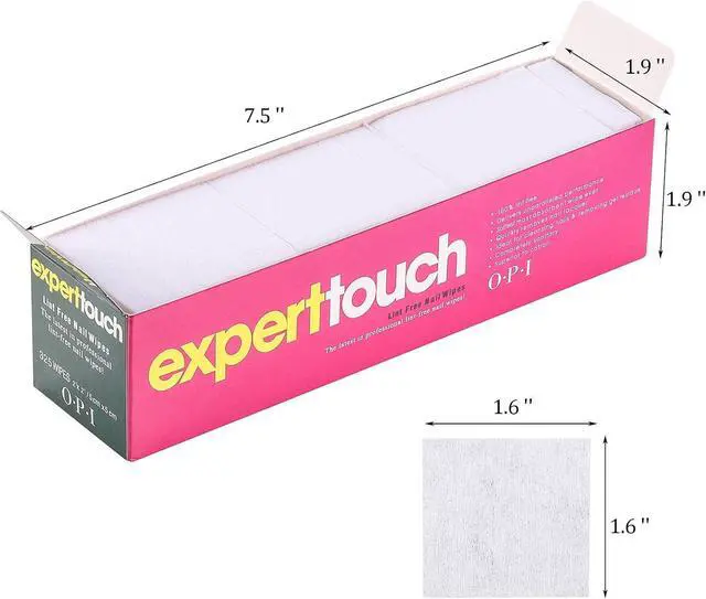 Alt view image 5 of 6 - 650 Pcs Lint Free Nail Wipes Nail Art Gel Polish Remover Cotton Pad