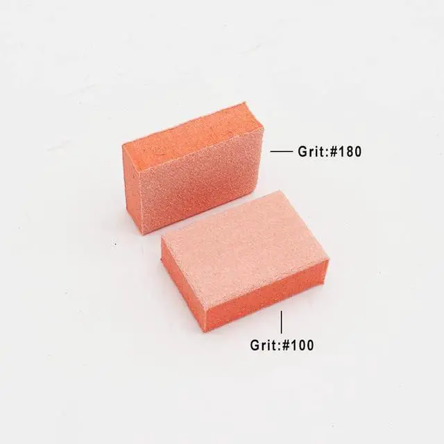 Alt view image 3 of 5 - Nail Mini Orange Buffer Block File 100/180 Grit 2 Sided (130 Count)