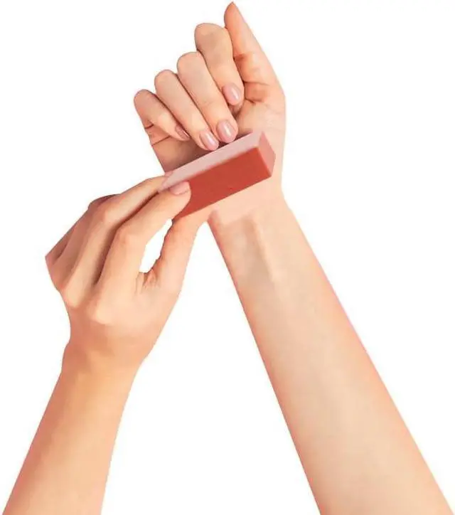 Alt view image 5 of 5 - Nail Mini Orange Buffer Block File 100/180 Grit 2 Sided (130 Count)