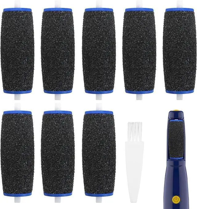 Main image of 8 pcs Replacement Roller Compatible with Dr. Scholl's | Callus Remover Electronic Foot File-Extra Coarse,Perfect for Travel,for Women&Men