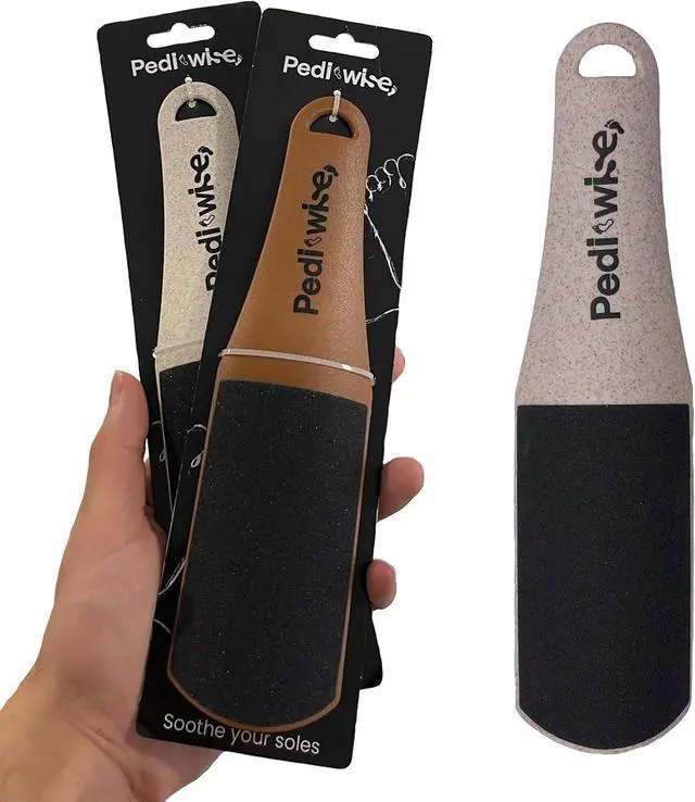 Main image of Pumice Stone for feet Extra Large Foot File & Callus Remover for Cracked Heels Double Sided Pedicure Tool for Dead Skin Podiatrist Recommended