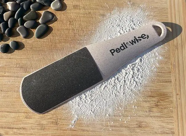 Alt view image 6 of 6 - Pumice Stone for feet Extra Large Foot File & Callus Remover for Cracked Heels Double Sided Pedicure Tool for Dead Skin Podiatrist Recommended
