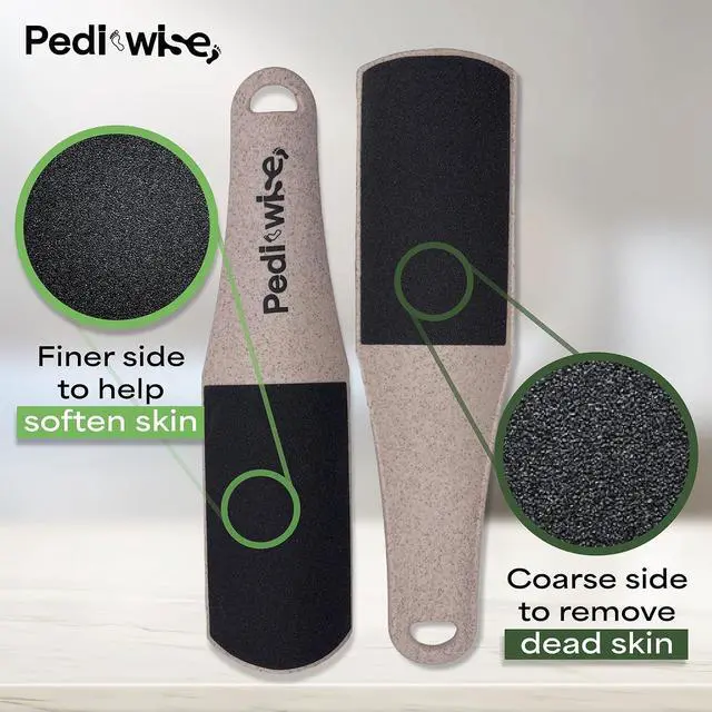 Alt view image 3 of 6 - Pumice Stone for feet Extra Large Foot File & Callus Remover for Cracked Heels Double Sided Pedicure Tool for Dead Skin Podiatrist Recommended