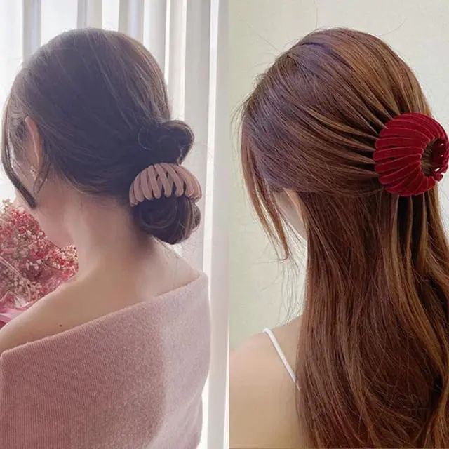 Alt view image 6 of 7 - 3PCS Women's Hair Accessories, Bird Nest Magic Hair Clip, Hair Bun Clip