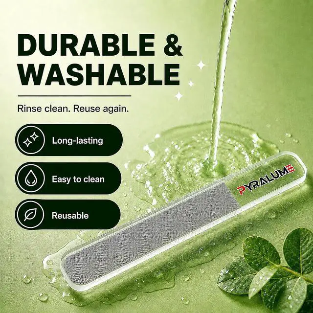 Alt view image 6 of 7 - Glass Nail File for Natural Nails, 2 Pcs | Long-Lasting Natural Shine, Premium Tempered Glass, Easy to Clean & Reusable, Portable Nail Care Tool, Salon-Grade Nail Kit