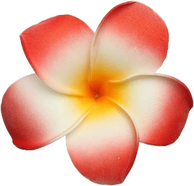 Alt view image 4 of 4 - GSHLLO 10 Pcs 7cm Multicolor Hawaiian Hair Clip Beach Foam Flower Headpieces for Wedding Party Accessories