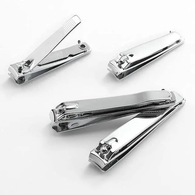 Alt view image 4 of 7 - 4 Pcs Professional Stainless Steel Toenail Clipper and Fingernails by QLL - Swing Out Nail Cleaner/File - Sharpest Stainless Steel Clipper - Wide Easy Press Lever - Best Quality Nail Cutter