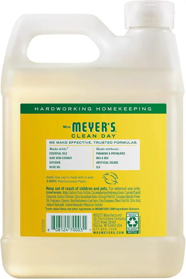 Alt view image 2 of 7 - Mrs. Meyer's Clean Day Liquid Hand Soap Refill, Honeysuckle, 33 Oz