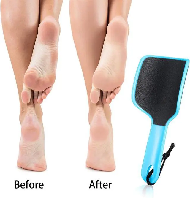 Alt view image 6 of 6 - 4 Pcs U Shaped Curved Foot File, Double Sided Callus Remover for Dead Skin | 4 Colors, Heel Wrap Fit, Coarse & Fine Grit, Removes Rough Skin, Pedicure Rasp