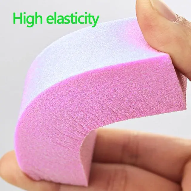 Alt view image 3 of 6 - 20pcs Nail Buffer Blocks 4Sides,120Grit Pedicure Manicure Buffer Kits Pink