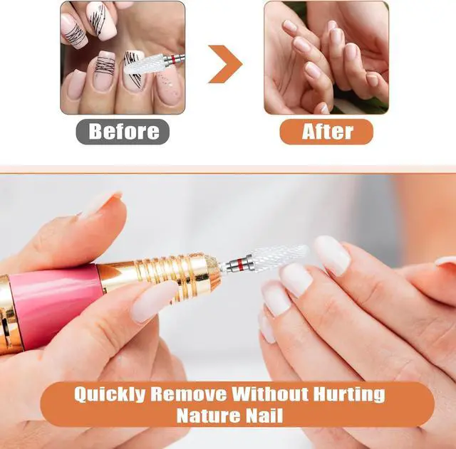 Alt view image 6 of 7 - Ceramic Nail Drill Bit, 3/32'' Professional Acrylic Nail File Flame Drill Bit White Ceramic Cone File Bit for Nail Art,Manicure,Pedicure,Gel,Cuticle Nail Polishing, Beginners Bits