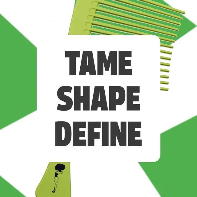 Alt view image 4 of 7 - Pardon My Fro Wide Tooth Comb for Curly Hair, Detangling Styling Tool Green | Gentle Detangling, Minimizes Snags, Ergonomic Grip, Lightweight, Perfect For Thick, Textured Hair, For Wet Use, Easy Care