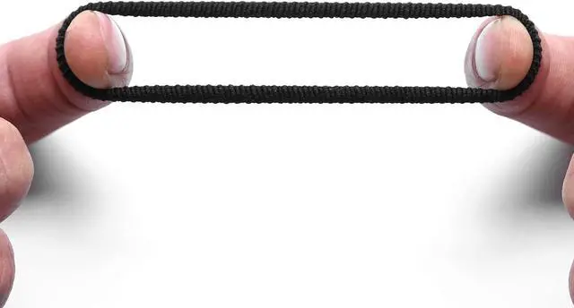 Alt view image 5 of 7 - Hair Ties Mini 100 Pcs Seamless Black Hair Bands Soft Elastics | Stretchy Scrunchie No Damage Ponytail Holders Hair Ties