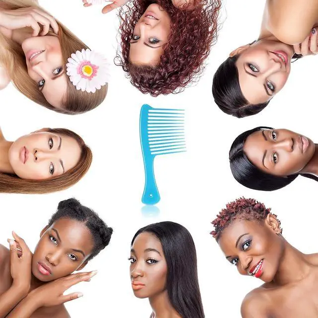 Alt view image 5 of 7 - 3 Pieces Large Wide Tooth Comb Jumbo Rake Comb for Curls Wet Big Detangler Shower Thickened Salon 4c Hair Pick for Women and Men Hair Styling, Long, Straight, Wig, Dry, Mixed Colors