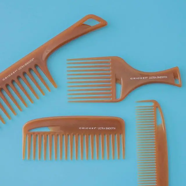 Alt view image 5 of 6 - Cricket Ultra Smooth Hair Pick Comb for Volumizing, Detangling, and Reducing Frizz - Enriched with Argan, Olive Oil, and Keratin Infused, Ideal for Curly, Thick, and Long Hair