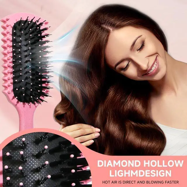 Alt view image 4 of 7 - Curl Defining Brush with 3 Pcs Slick Back Hair Set Bristle Edge Control Teasing Comb, For Combing and Shaping in All Hairstyles to Reduce Pulling (Purple)