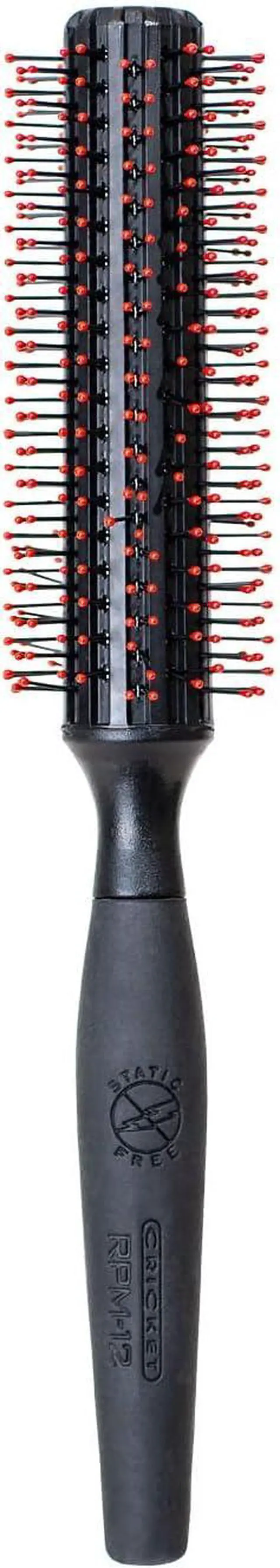 Main image of Cricket Static Free RPM 12 Row Round Hair Brush - Curling, Blow Drying, Detangling and Styling Wet or Dry, Suitable for All Hair Types