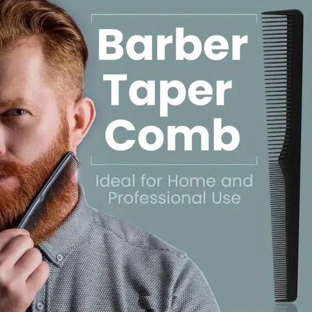 Alt view image 6 of 6 - (6 Count) 7.5" Barber Hair Comb Beard & Mustache Pocket Combs Dressing Comb Dresser Comb