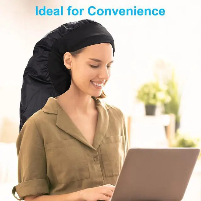 Alt view image 6 of 7 - Upgraded Large Hooded Hair Dryer Bonnet Cap with Long Tube for Fast Drying