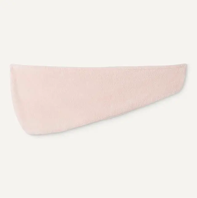 Alt view image 5 of 5 - Amazon Basics Quick Dry Microfiber Hair Towel Wrap, Hair Drying Towel, Grey/Pink, 2-Pack