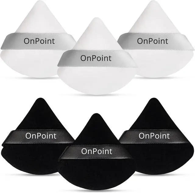 Alt view image 2 of 7 - PREMIUM POWDER PUFF Face Makeup Sponge Soft Velour Triangle Powder Puffs Flawless Matte Application for Loose Translucent Setting Powder Concealer Foundation Beauty Sponge Gift for Makeup Perfection