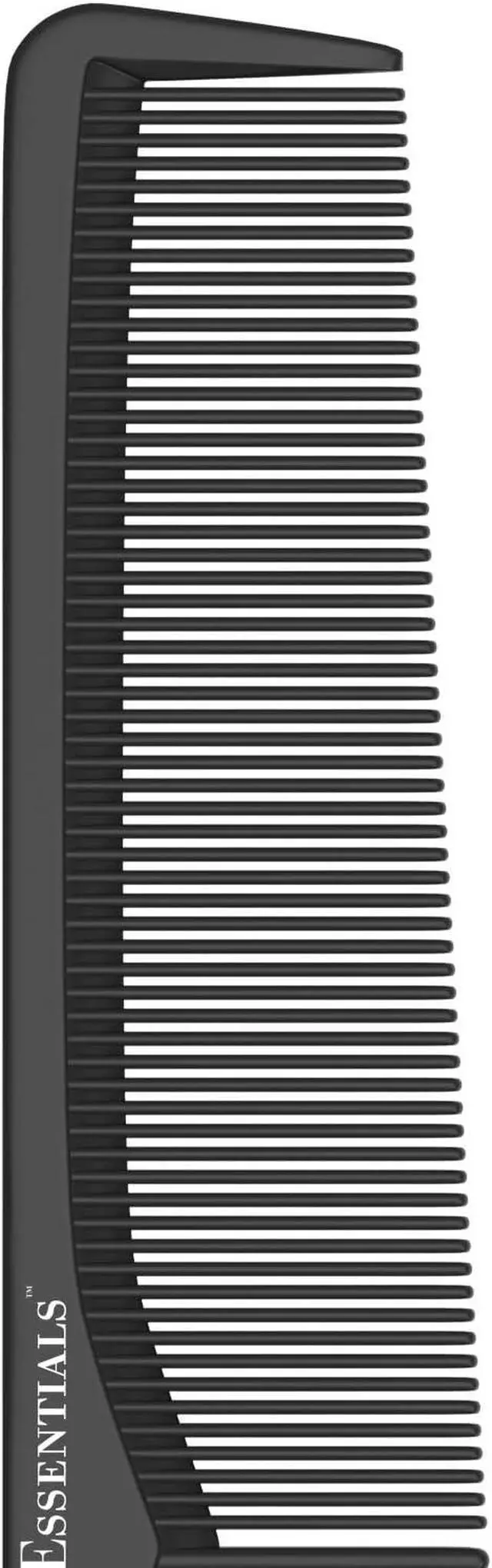 Alt view image 7 of 7 - Professional 7 Inch Black Carbon Fiber Anti Static Chemical And Heat Resistant Comb For All Hair Types | Fine and Wide Tooth Comb For Men and Women