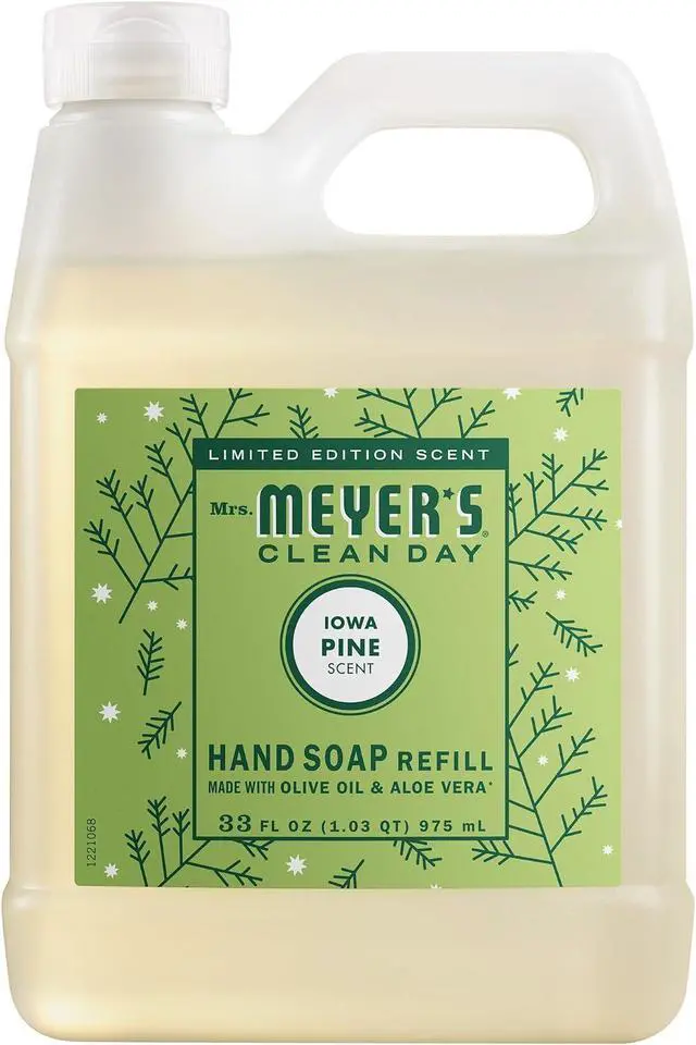 Main image of MRS. MEYER'S CLEAN DAY Hand Soap Refill, Iowa Pine Scent, 33 Fl Oz Bottle