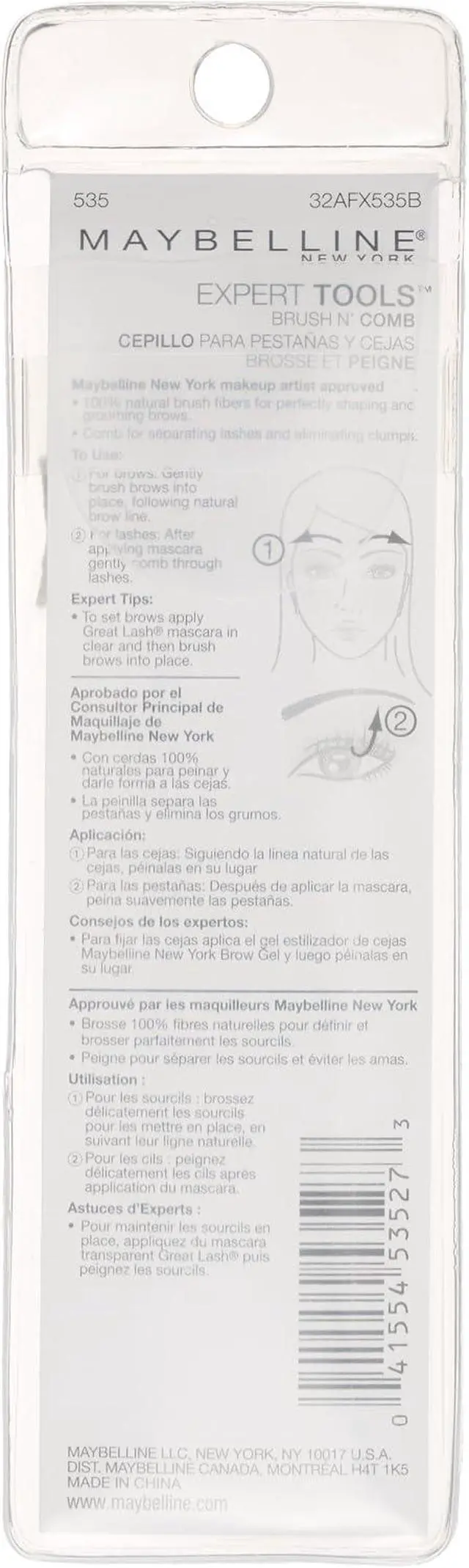 Alt view image 3 of 3 - Maybelline New York Expert Tools, Brush 'n Comb