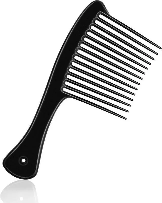 Main image of HDAJY Wide Tooth Comb, Large Thickened Hair Comb, Shower Combs for Wet Curly Straight Hair, Round Comb Teeth, no Hair Damage, Black