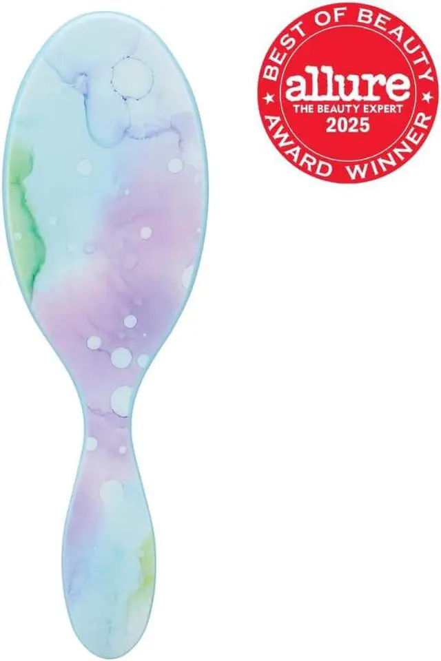 Alt view image 2 of 7 - Wet Brush Original Detangler Hair Brush - Color Wash, Splatter - All Hair Types - Ultra-Soft IntelliFlex Bristles Glide Through Tangles with Ease - Pain-Free Comb for Men, Women, Boys and Girls