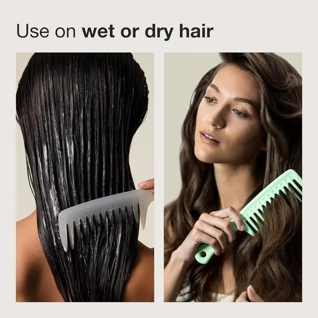 Alt view image 2 of 6 - Paul Mitchell Detangler Comb, Wide Tooth Comb Detangles Wet or Dry Hair