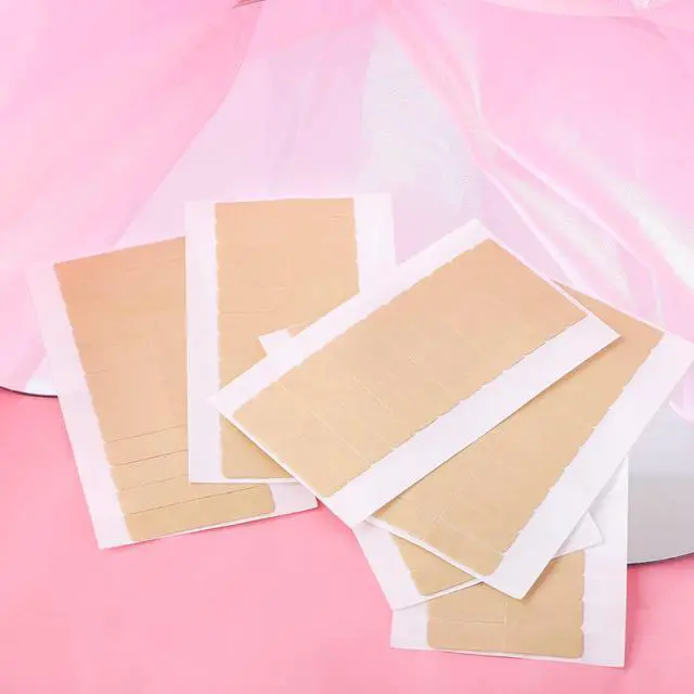 Alt view image 6 of 6 - WENNALIFE Clear Double-Sided Hair Extension Tape Tabs, 24 Pcs | Clear 1.6 x 0.3 in Pre-Cut Tabs Fit Tape-in Hair Extensions and Provide a Discreet Hold for Replacement Applications.