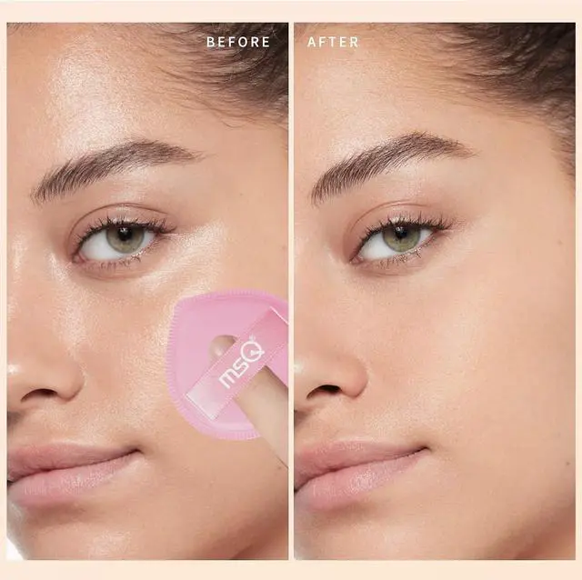 Alt view image 2 of 6 - MSQ 5Pcs Makeup Sponge For Foundation Concealer and Powder, Triangle Powder Puff Soft Sponges Blender, Latex Free Blender Sponge For Liquid, Cream, Powder Seamless & Flawless Makeup, 2.16 in, Pink