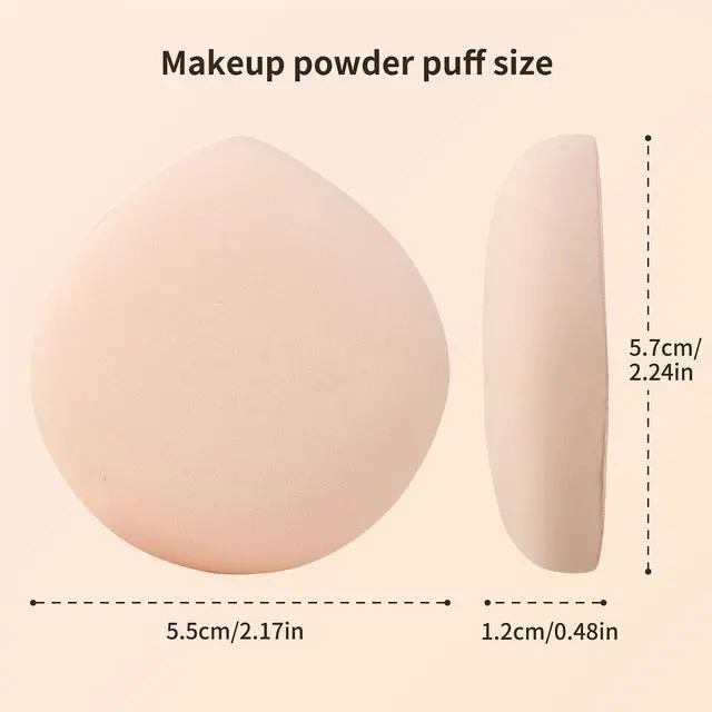 Alt view image 5 of 6 - MSQ 5Pcs Makeup Sponge For Foundation Concealer and Powder, Triangle Powder Puff Soft Sponges Blender, Latex Free Blender Sponge For Liquid, Cream, Powder Seamless & Flawless Makeup, 2.16 in, Pink
