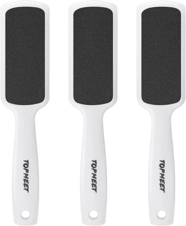 Main image of Topmeet Foot File for Dead Skin - Dual Sided Foot Rasp Callus Removers, Professional Pedicure Tool for Soft, Smooth Feet (White)