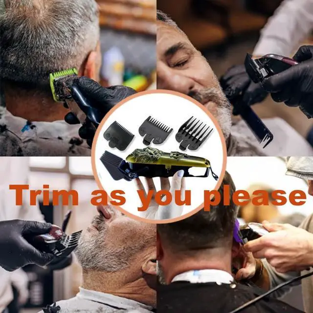 Alt view image 6 of 6 - Hair Clipper Guide Comb Set (1/16"1") Fits Most WAHL Clippers&Trimmers | 8 Pieces,Black ,Professional Hair Replacement GuardsCOMPATIBLE WITH WAHL Most Clippers/Trimmers