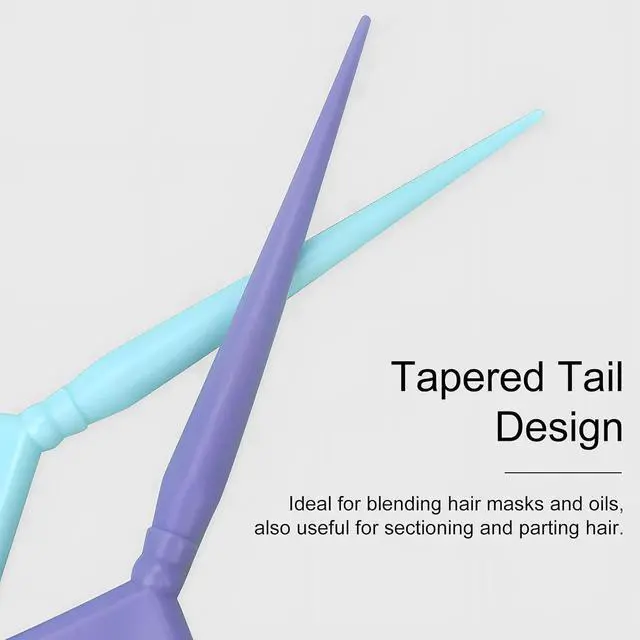 Alt view image 4 of 7 - Classic Hair Dye Brush Set: 4 Multi-Use Tint Brushes for Salon-Quality Coloring - Perfect for Highlights, Balayage, and More
