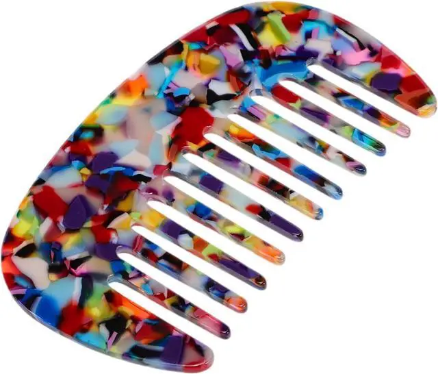 Main image of VOCOSTE Wide Tooth Comb for Women - Anti-Static Pocket Size for Curly Hair | Travel Mini Comb for Wet and Dry Hair - Assorted Colors