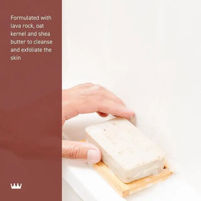 Alt view image 4 of 7 - Cremo Exfoliating Body Bar for Men, Bourbon & Oak Scent, Multi-Layered Fragrance That Buffs, Cleanses and Hydrates Skin, 5oz