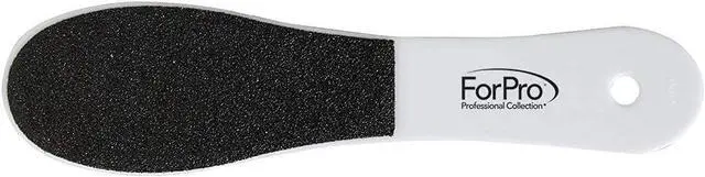 Main image of ForPro Professional Collection One N Done Pedi File, Disposable Pedicure File for Feet & Heels, Double-Sided, Black 60/White 180 Grit, 9.5 L, 12-Count