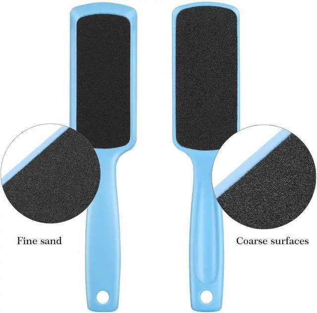 Alt view image 3 of 6 - 3 Pcs Foot File Callus Remover, Stainless Steel Foot Rasp and Double Sided Heel Files Foot Scrubber for Dead Skin, Hard Cracked Heels & Rough Feet