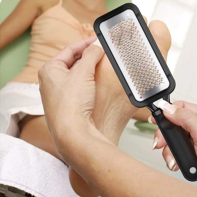 Alt view image 5 of 6 - 3 Pcs Foot File Callus Remover, Stainless Steel Foot Rasp and Double Sided Heel Files Foot Scrubber for Dead Skin, Hard Cracked Heels & Rough Feet