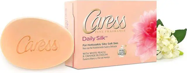 Alt view image 6 of 7 - Caress Beauty Bar Soap For Women, Daily Silk With Silk Extract and Floral Oil Essence Moisturizing Body Soap for Silky, Soft Skin, 3.75 oz, 2 Bath Bars