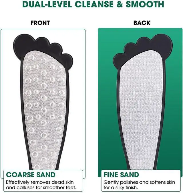 Alt view image 3 of 7 - 2 Sided Foot File Callus Remover Stainless Steel for Wet & Dry Skin | Professional Cheese Grater for Feet & Foot Rasp for Smooth Feet, Pedicure Tools for Feet, Gentle Foot Care at Home