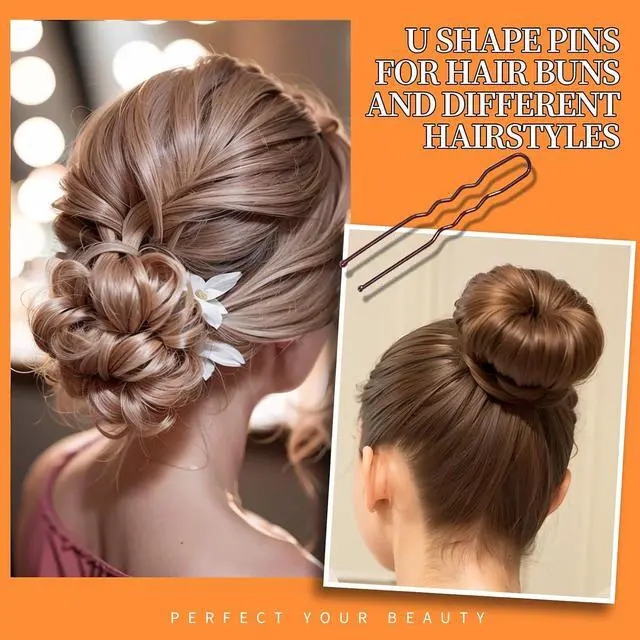 Alt view image 4 of 7 - Teenitor 100Pcs Bobby Pins Brown Bobby Pins for Women, Hair Pins, Hair Pins for Women 2inch