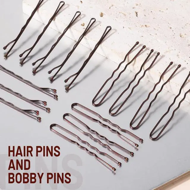 Alt view image 2 of 7 - Teenitor 100Pcs Bobby Pins Brown Bobby Pins for Women, Hair Pins, Hair Pins for Women 2inch